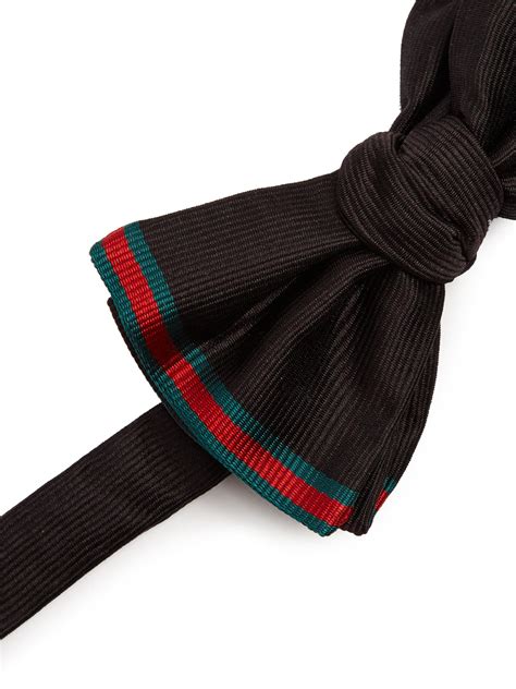 gucci bow tie mens|gucci suspenders men's.